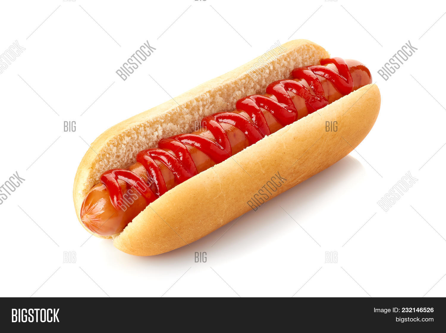 Hot Dog Ketchup Image & Photo (Free Trial) Bigstock