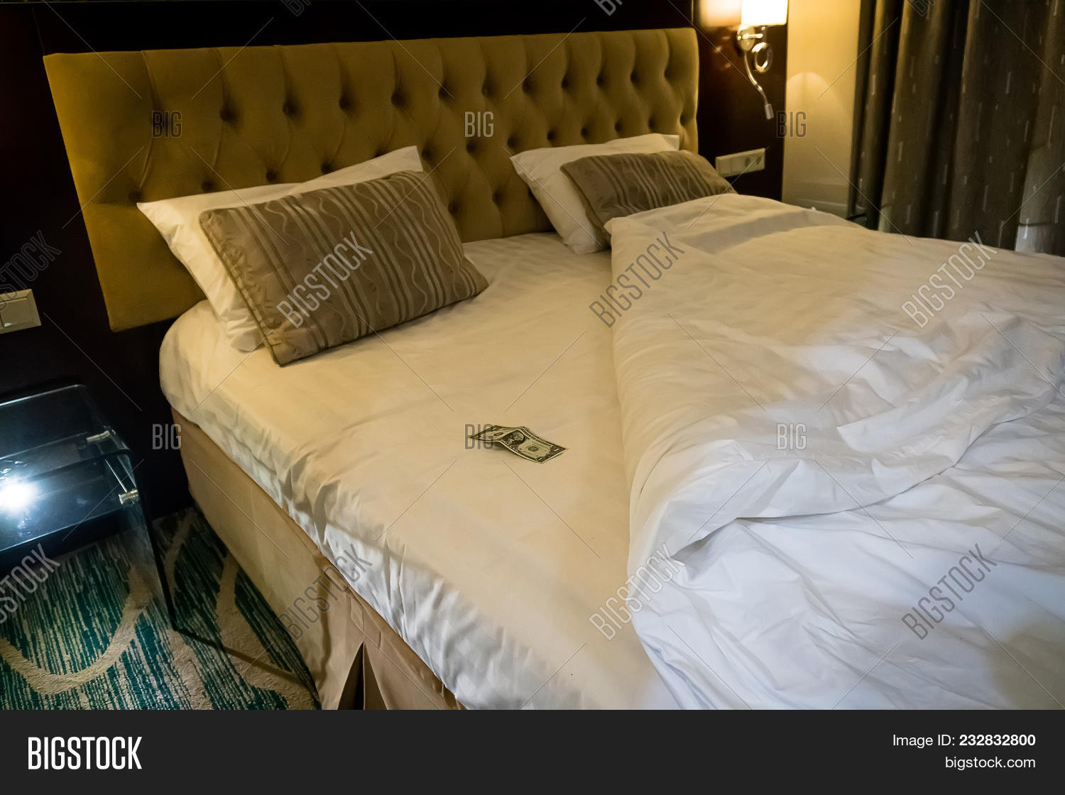 Dollars On Bed Room. Image & Photo (Free Trial) Bigstock