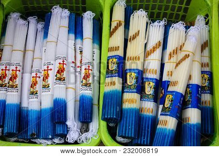 Closeup Of Handcrafted Decorative Objects Sold In A Souvenirs Shop In The Bazaar Of The Old City Of 