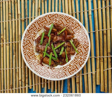 Dapandzhi - Fried Chicken,  Dungan Cuisine , Close Up