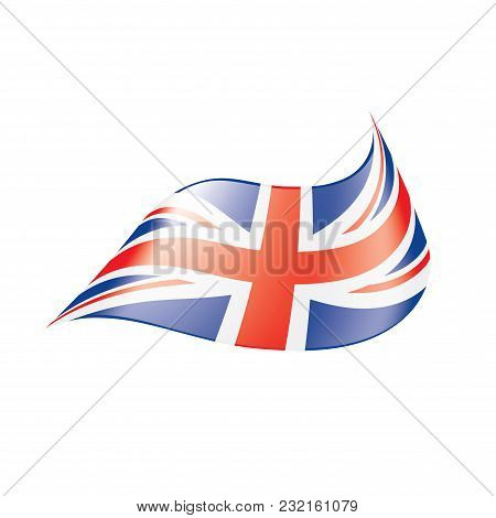 United Kingdom Flag, Vector Illustration On A White Background