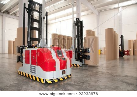 Robot gaffeltruck