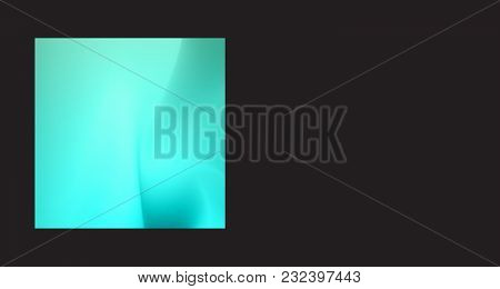 Abstract Color Blurred Element Template. Multicolor Vector Illustration. Green, Blue Color Soft Imag