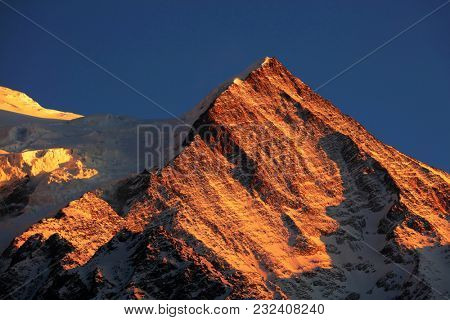 Mountain landscape in Haute Savoie, France, Europe