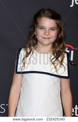 LOS ANGELES - MAR 21:  Raegan Revord at the 2018 PaleyFest Los Angeles - 
