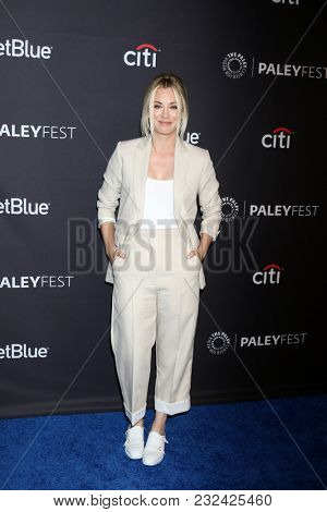 LOS ANGELES - MAR 21:  Kaley Cuoco at the 2018 PaleyFest Los Angeles - 