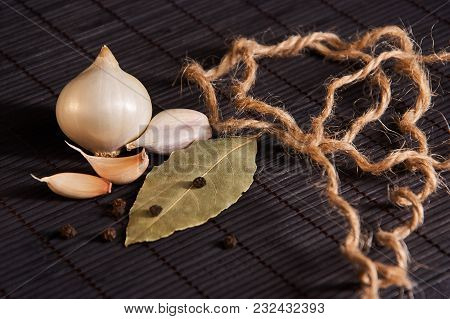 On The Table, Seasonings: Onion, Garlic, Black Pepper Peas And Bay Leaf
