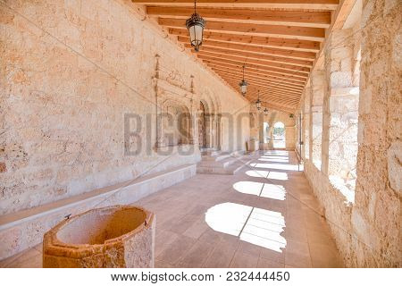 Portico Gallery Of Church Virgin Rivero In San Esteban De Gormaz