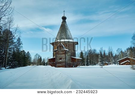 Russian Traditional Wooden Church