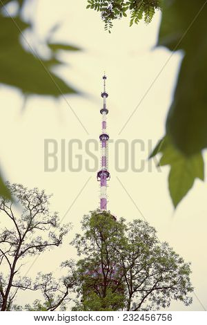 Television Tower, Tv Tower Near The Metro Station Dorogozhychi, Kiev, Kyiv, Ukraine