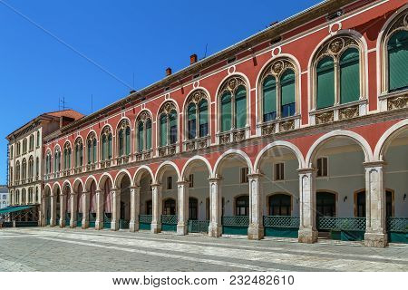 Colonnade Resembling Venetians On Republic Square, Split, Croatia