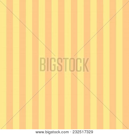 Seamless Pattern Stripe Yellow Two Tone Colors. Vertical Stripe Abstract Background Vector Illustrat