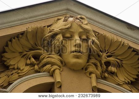 Architectural Detail Of Lapidarium Of The National Museum In Prague, Czech Republic