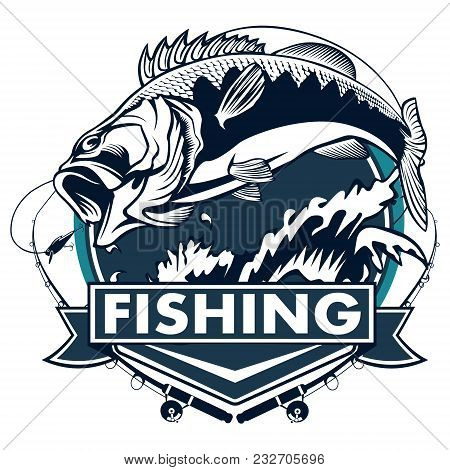 Fishing Logo Bass Vector Photo Free Trial Bigstock