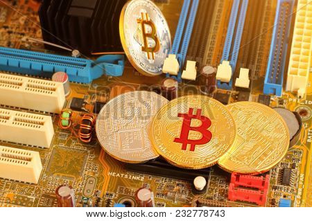 Bitcoin Is Coin Digital And A Cryptocurrency, Worldwide Payment And Currency Intermediary Digital Sy