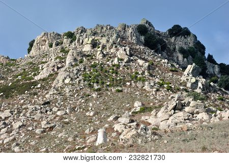 Peak Of Monte Eccas From South Side, Sinnai
