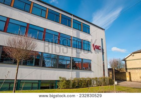 Slagelse Denmark - February 24. 2018: Adult Education School Building