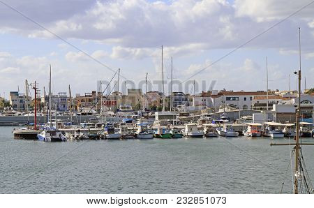 View Of The Limassol Old Port On Cyprus Island