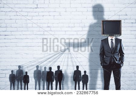 Abstract Tv Brainwash Backdrop