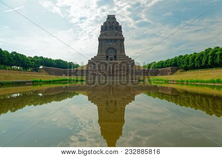Monument To The Battle Of The Nations (das Völkerschlachtdenkmal) In Leipzig, Germany