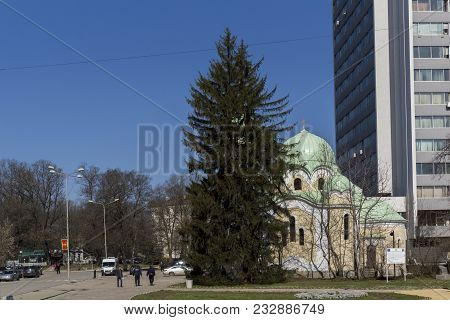 Pernik, Bulgaria - March 12, 2014: Church Of John Of Rila
(st. Ivan Rilski) In City Of Pernik, Bulga