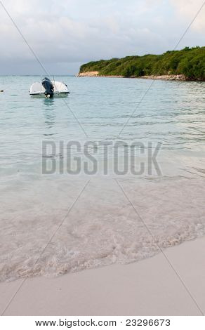 Båd på stranden