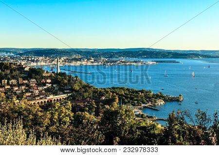 Evening After The Barcolana Regatta Of Record In The Gulf Of Trieste