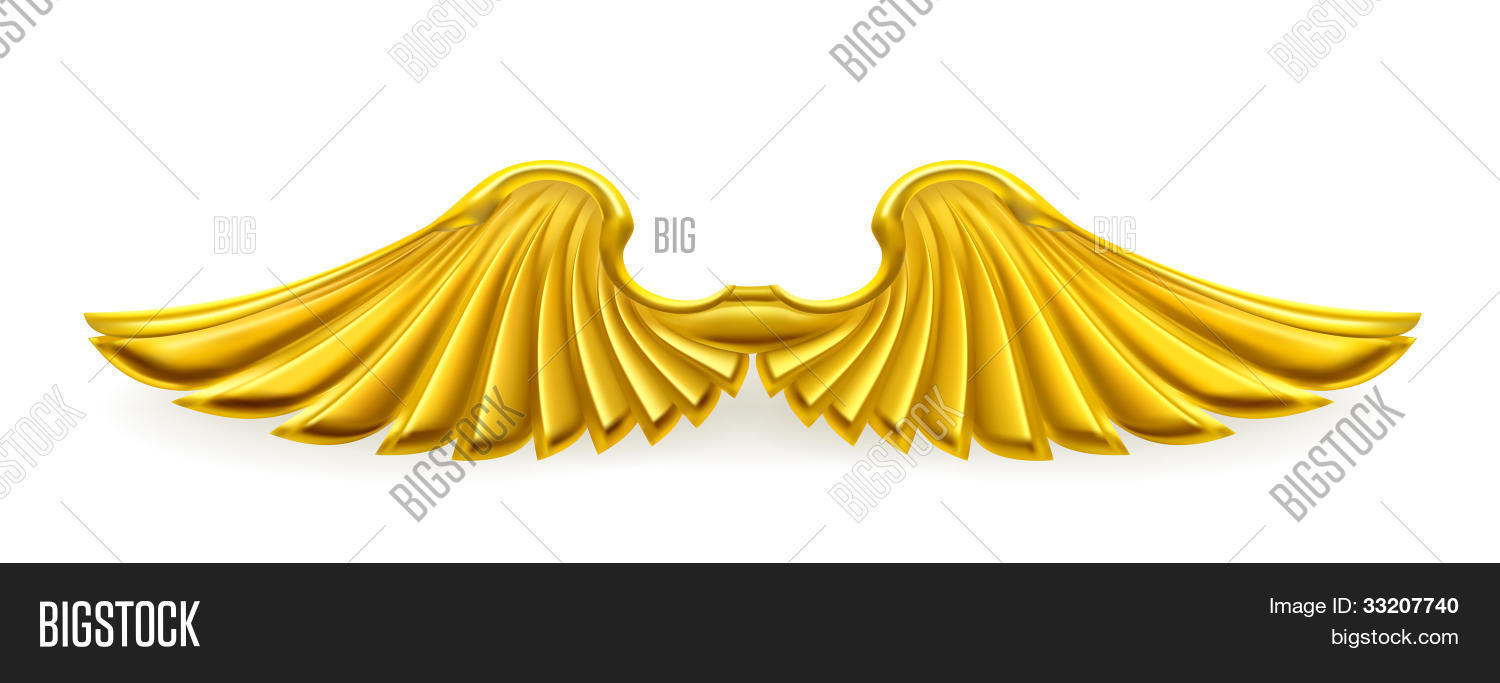 Golden Wings, Bitmap Image & Photo (Free Trial) | Bigstock