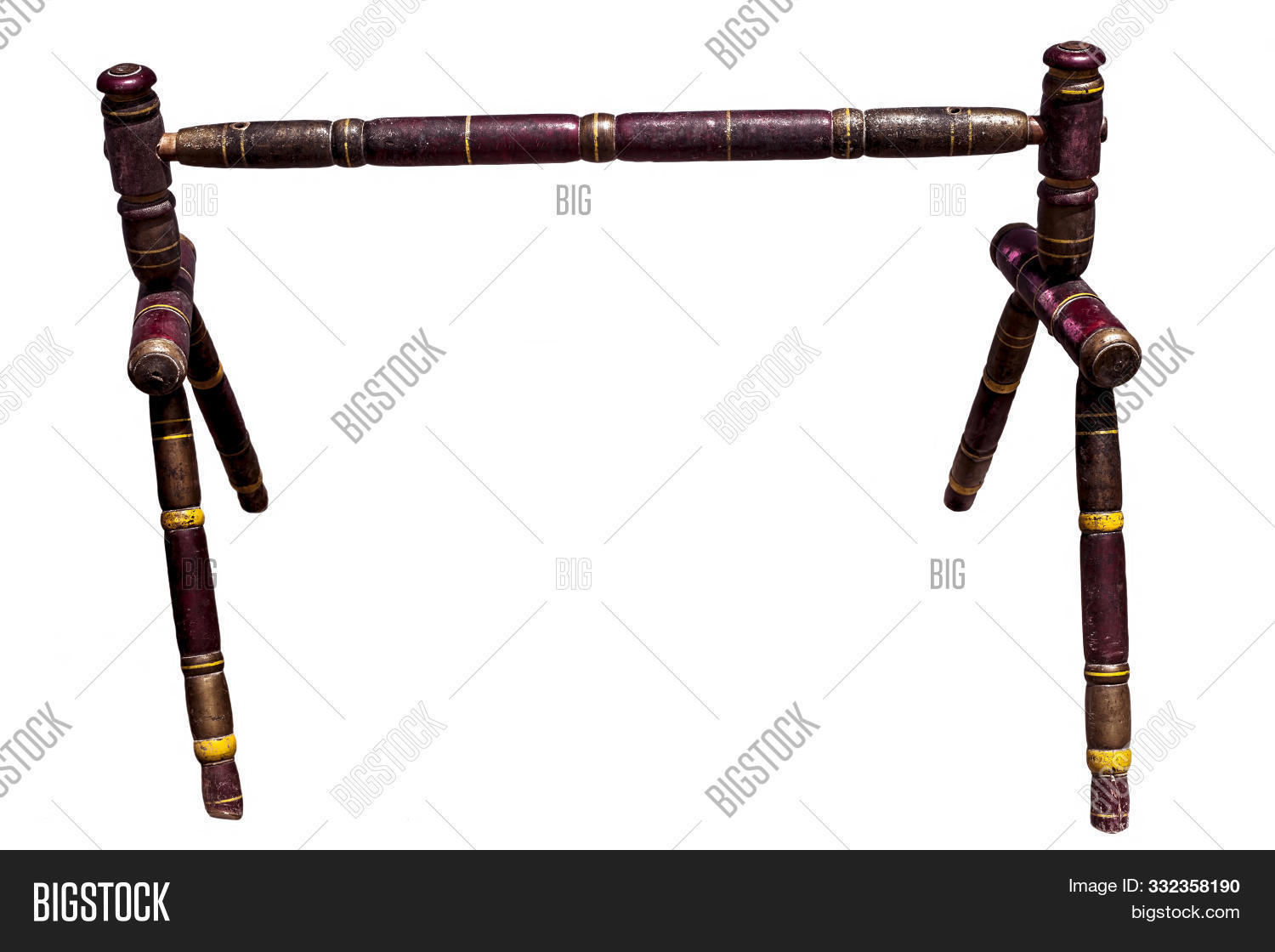 traditional wooden cradle