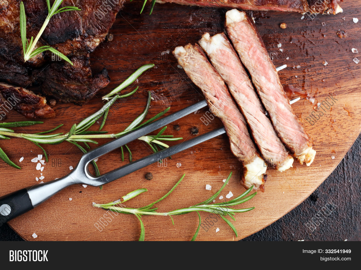 Barbecue Rib Eye Steak Image & Photo (Free Trial) | Bigstock