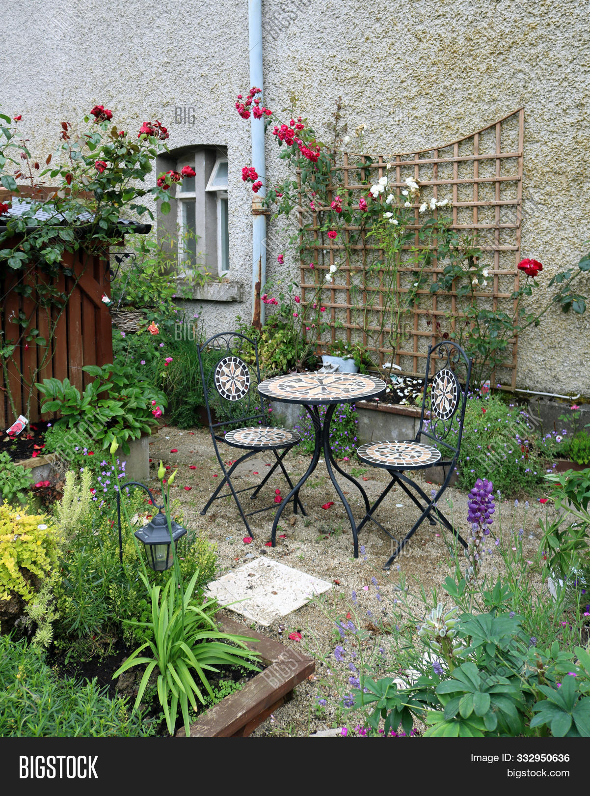 Patio Flowers Patio Image & Photo (Free Trial) Bigstock