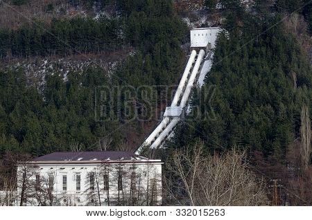 View Of The Oldest Hidro-electric Power Station  From A Distance, Village Pancharevo,  Bulgaria