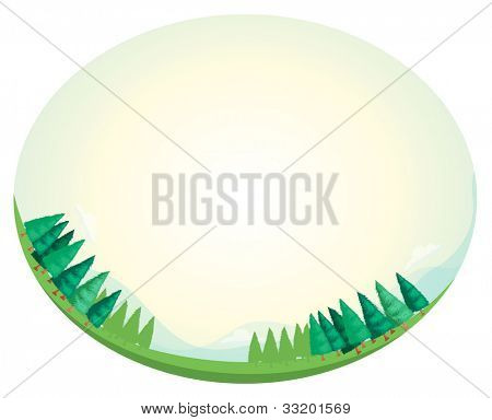 나무의 그림 곳곳에 프레임-EPS 벡터 형식 내 포트폴리오에도 사용할 수 있습니다.