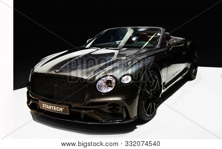 FRANKFURT, GERMANY - SEP 19.2019:  car bentley STARTECH unveiled at the Frankfurt IAA Motor Show 2019. - Image