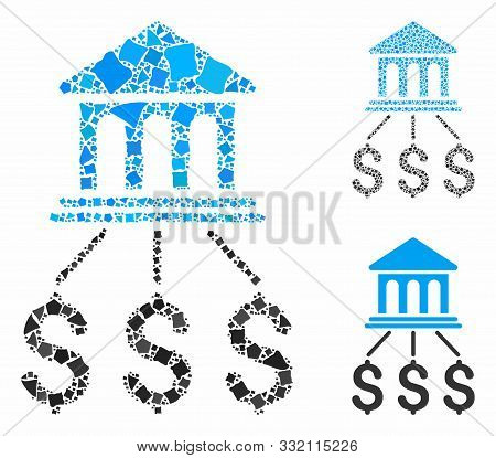 Bank Scheme Mosaic Vector Photo Free Trial Bigstock