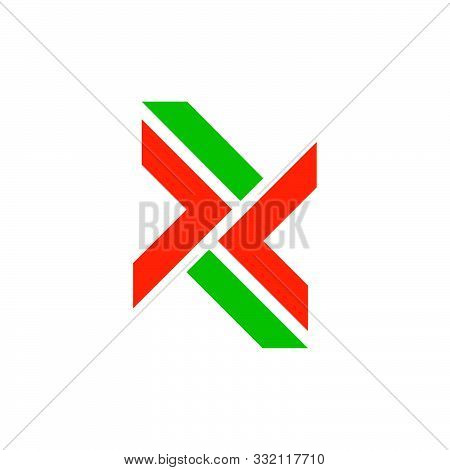 Letter Xl Simple Geometric Arrow Logo Vector