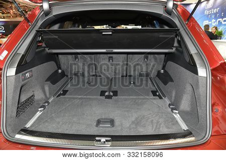 Sofia, Bulgaria - October 11, 2019: Audi Sq7 Tdi At Sofia Motor Show