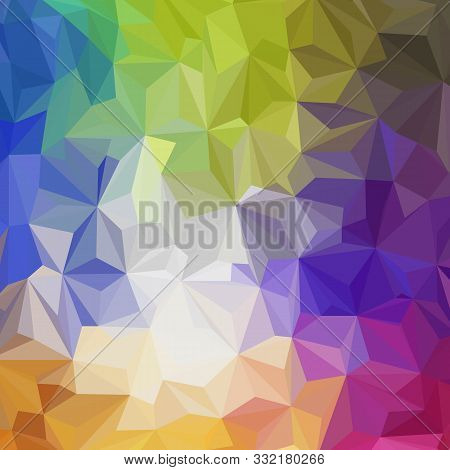 Light Brown Vector Shining Triangular Background. Colorful Illustration In Abstract Style With Gradi
