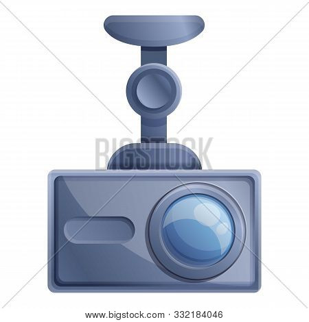 Vehicle Dvr Camera Icon. Cartoon Of Vehicle Dvr Camera Vector Icon For Web Design Isolated On White 