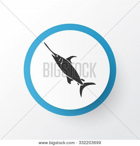 Swordfish Icon Symbol. Premium Quality Isolated Marlin Element In Trendy Style.