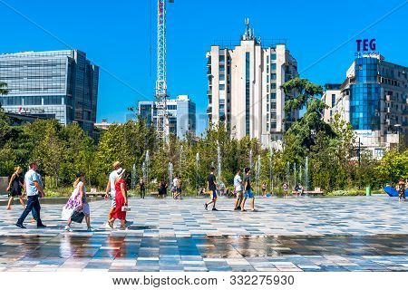 Skanderbeg Square Buildings In Tirana