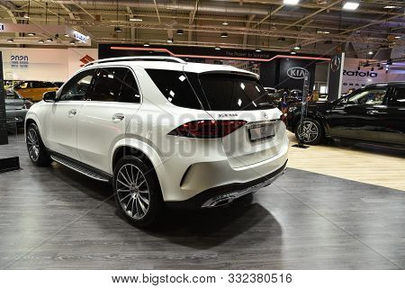 Sofia, Bulgaria - October 11, 2019: Mercedes-benz Gle 450 4Matic At Sofia Motor Show