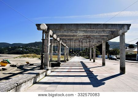 Arches In The Beach Of Covas In Viveiro, Lugo, Galicia. Spain. Europe. September 21, 2019