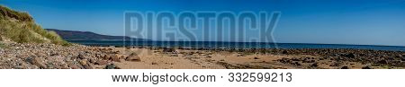 Stones On The Beach In Brora On A Sunny August Day