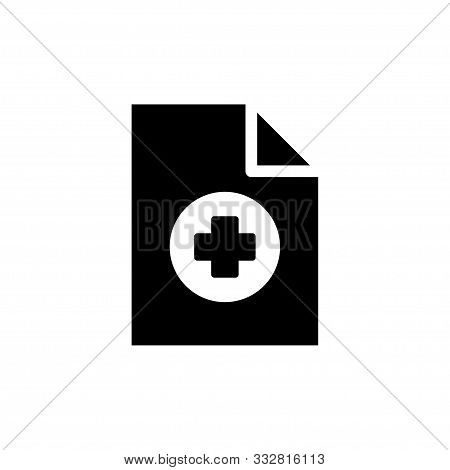 Medical Record Icon Vector Trendy Design Template