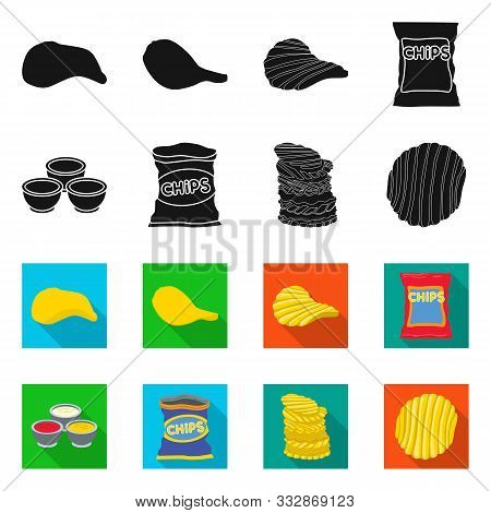 Vector Illustration Of Farm And Fast Logo. Collection Of Farm And Ingredient Stock Symbol For Web.