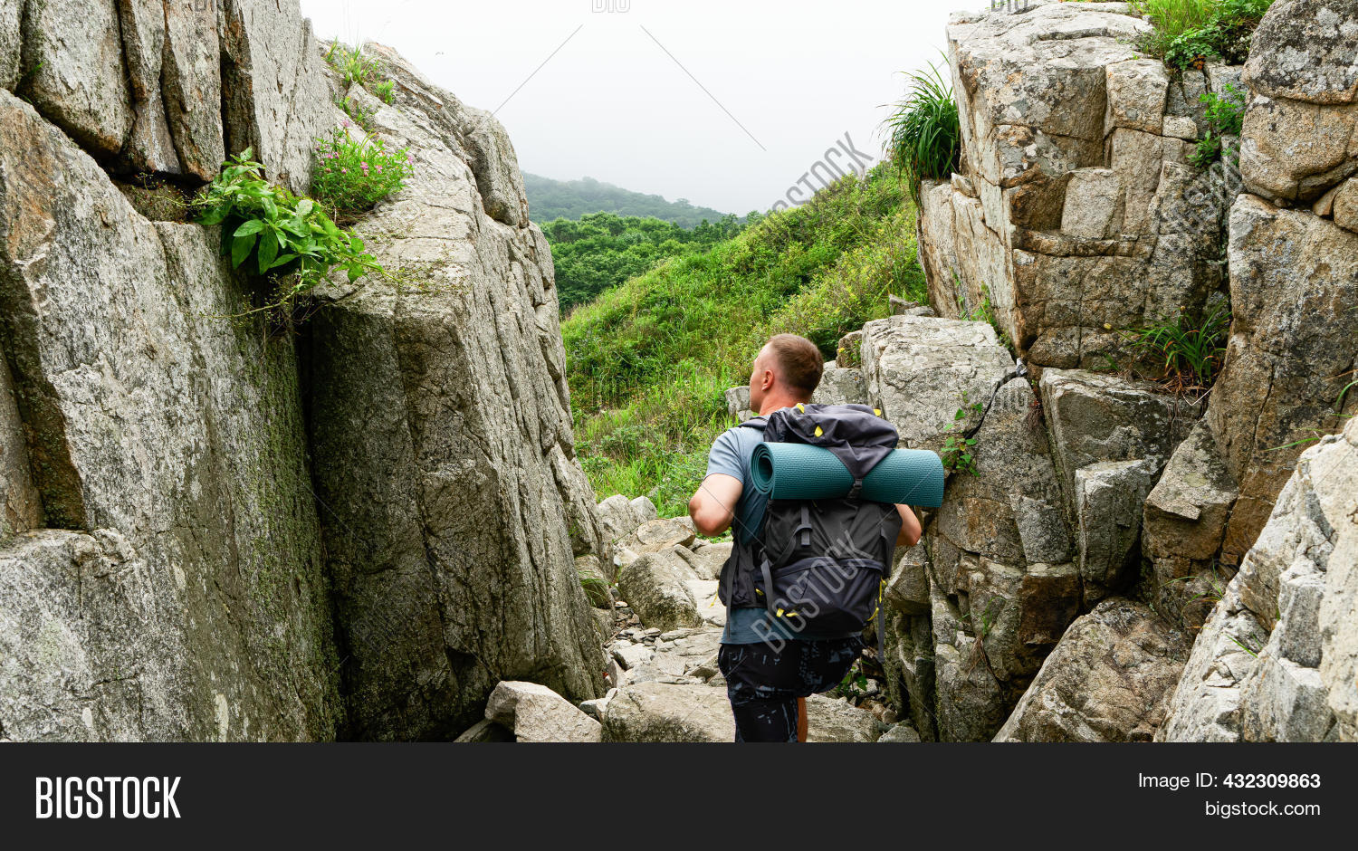 Back View Hiker Man Image & Photo (Free Trial) | Bigstock