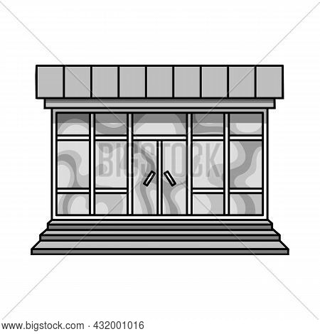 Vector Illustration Of Store And Market Sign. Set Of Store And Mini Vector Icon For Stock.