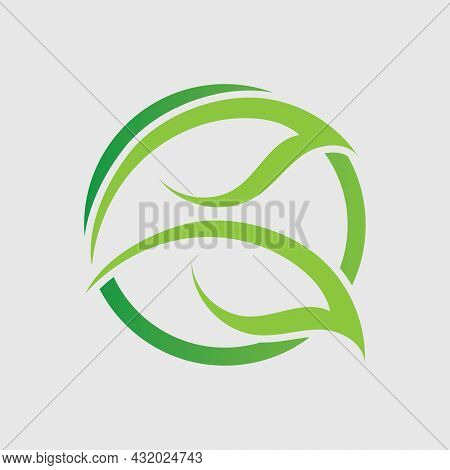 Logos Of Green Leaf Ecology Nature Element Vector