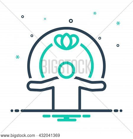 Mix Icon For Spiritual Metaphysical Uncanny Supernatural Superhuman Sacred Religious
